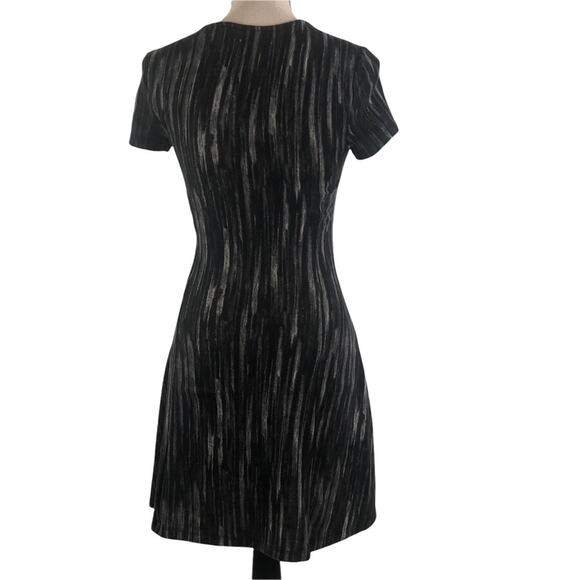 Maeve Anthropologie black / grey knit dress size X Small - Picture 2 of 8